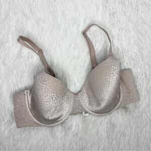 WACOAL / Back Appeal t-shirt bra in rose dust / 34C